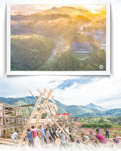 一片古庄寨的时代新貌（护文化遗产彰时代新义）